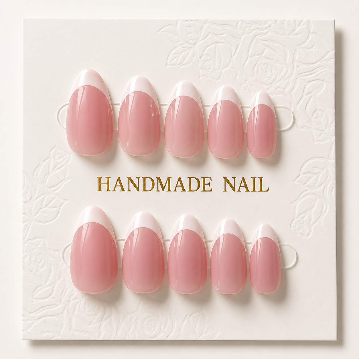 French Tip (Pink Base)