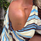 Benni Elise Mini Dress | Ocean Stripe