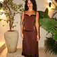 Ance Gira Vittoria Midi Skirt | Chocolate