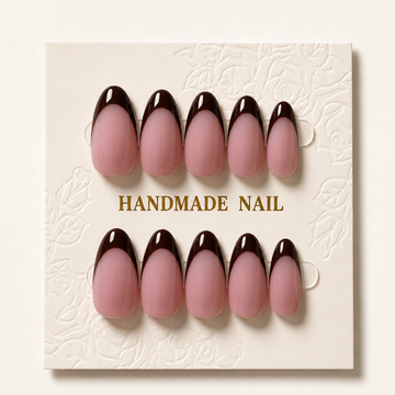 Brown French Tip
