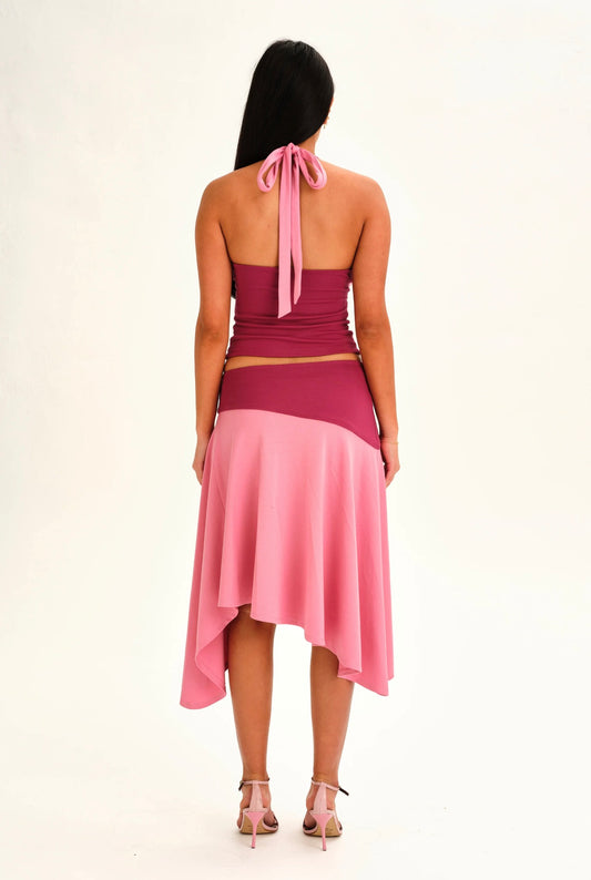 Sabelle Jemima Midi Skirt Set | Berry
