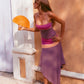 I Am Delilah Iris Midi Set Mauve from The Label Hire.
