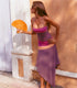 I Am Delilah Iris Midi Set Mauve from The Label Hire.