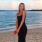 Skims Soft Lounge Slip Dress | Onyx
