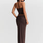 Sasha Therese Blair Top & Mila Maxi | Chocolate Brown
