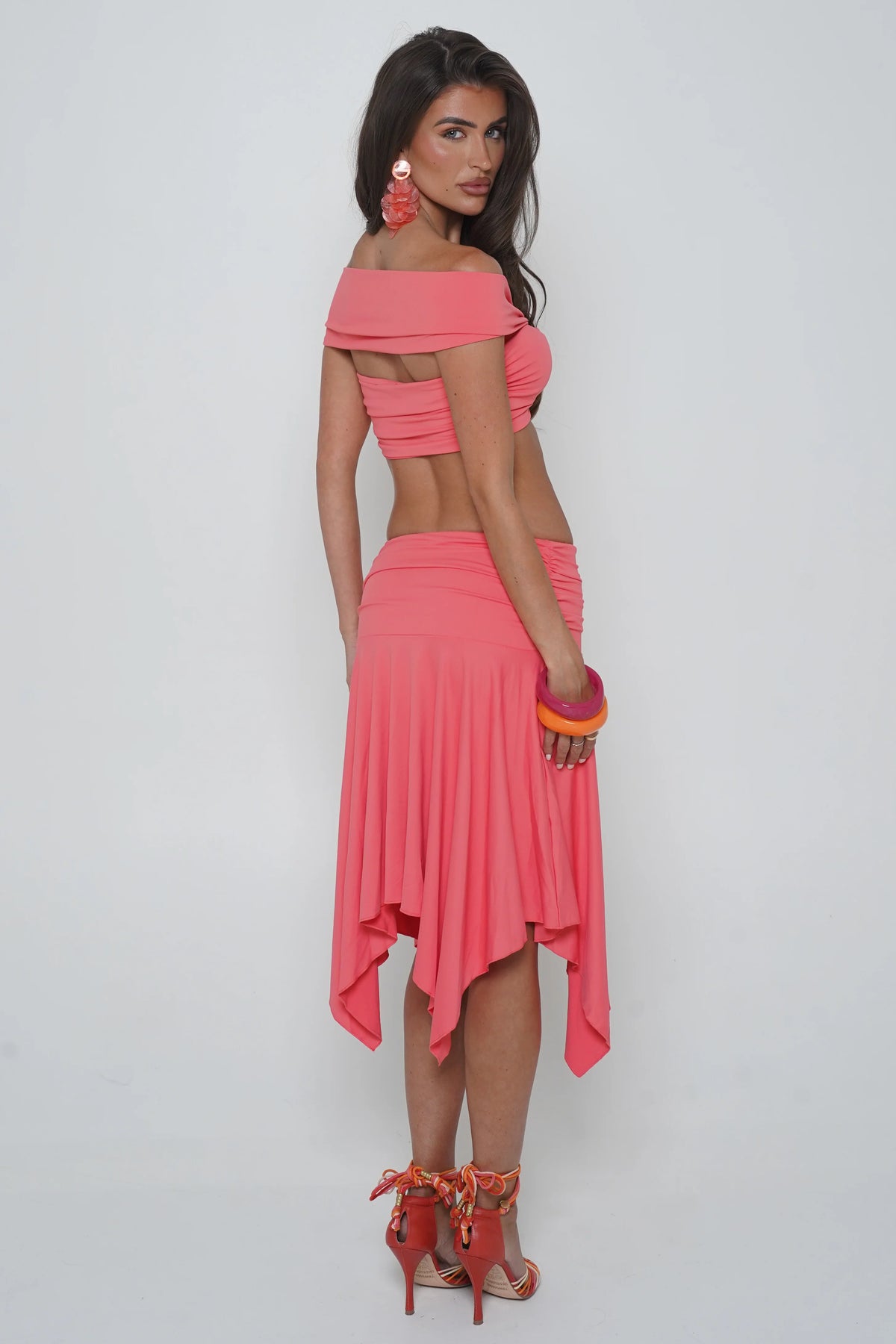 Esma Midi Set | Coral