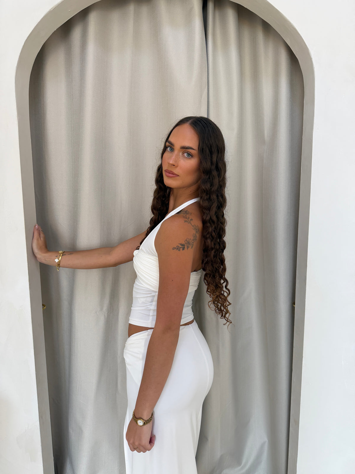 Blair Top & Kaia Maxi | White