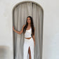 Sasha Therese Blair Top & Kaia Maxi | White