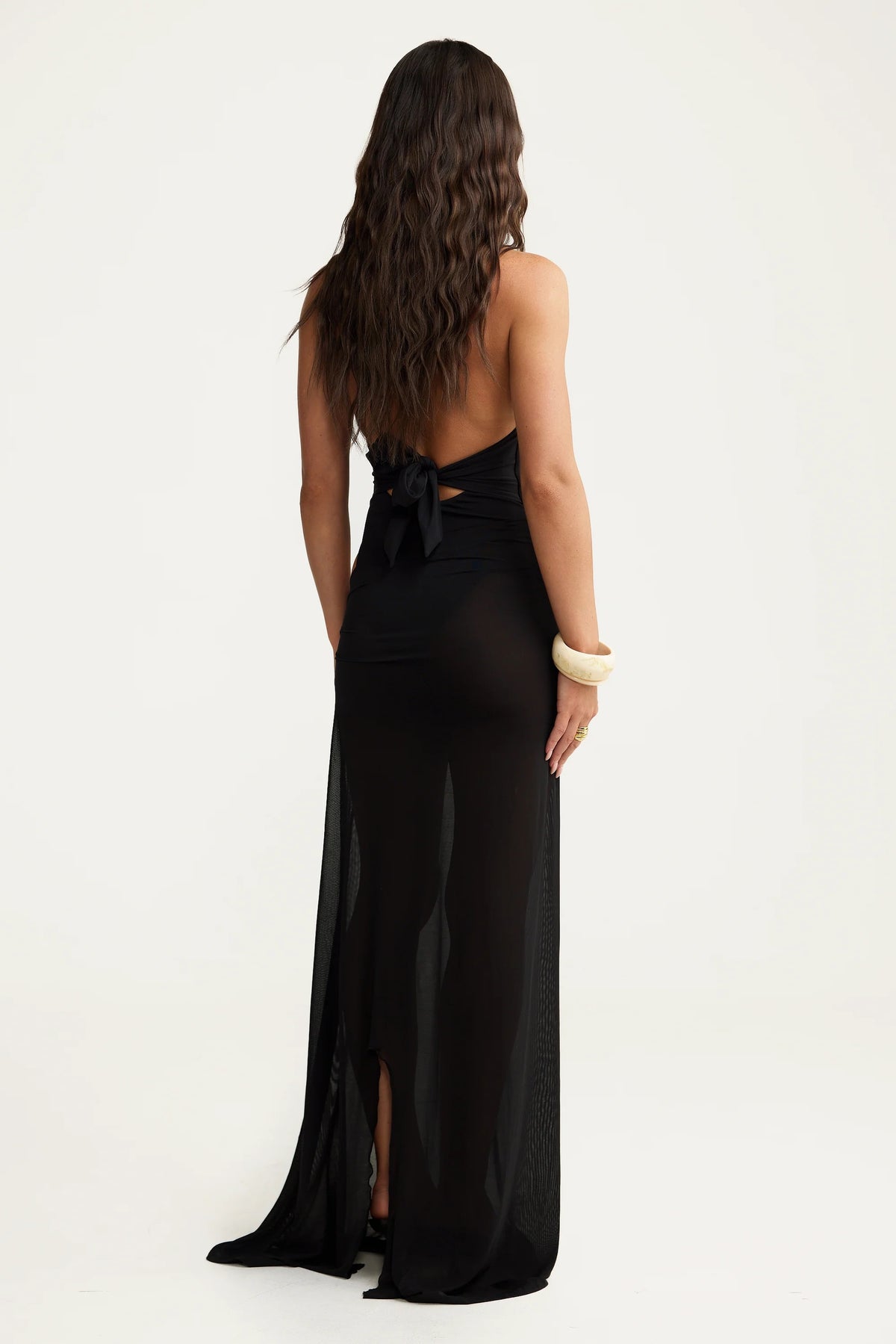 Celeste One-Piece & Bella Maxi Set | Noir