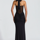 Babyboo Vixen Maxi Dress Black available to hire from The Label Hire. 