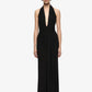 Bec + Bridge Cassie Drape Maxi Dress black available for hire at The Label Hire. 