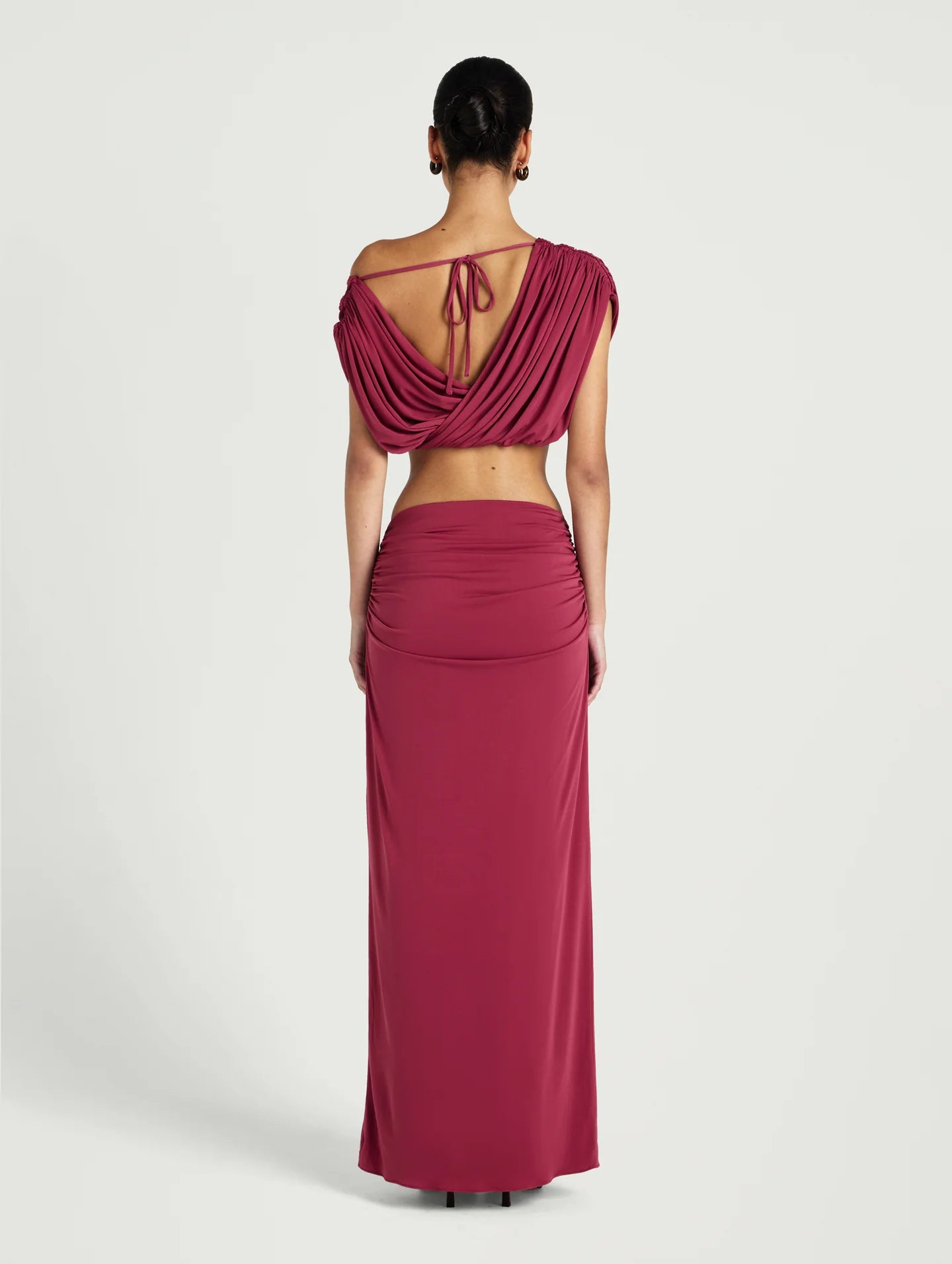 Benni Celia Maxi Set Rose Wine available for hire at The Label Hire