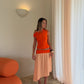 Desero Jacare Provence Midi Set Orange available for hire at The Label Hire