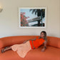 Desero Jacare Provence Midi Set Orange available for hire at The Label Hire