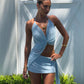 Garments By El Skylah Set | Baby Blue