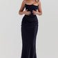 House of CB Persephone Strapless Corset Maxi | Black