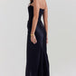 House of CB Persephone Strapless Corset Maxi | Black