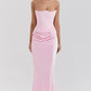 House of CB Persephone Strapless Corset Maxi | Rose Shadow