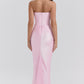 House of CB Persephone Strapless Corset Maxi | Rose Shadow