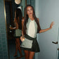 Sir The Label Leilana Mini Dress Garden Stripe available for hire at The Label Hire. 