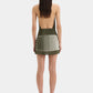 Sir The Label Leilana Mini Dress Garden Stripe available for hire at The Label Hire. 